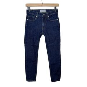 Everlane Women’s Mid-Rise Dark Wash Ankle Jeans Size 25 EUC